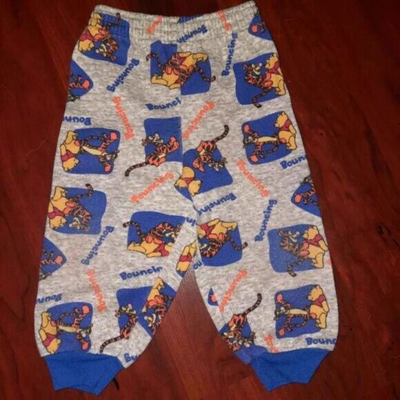 Vintage Winnie The Pooh & Tigger Toddler Pants - Picture 1 of 4